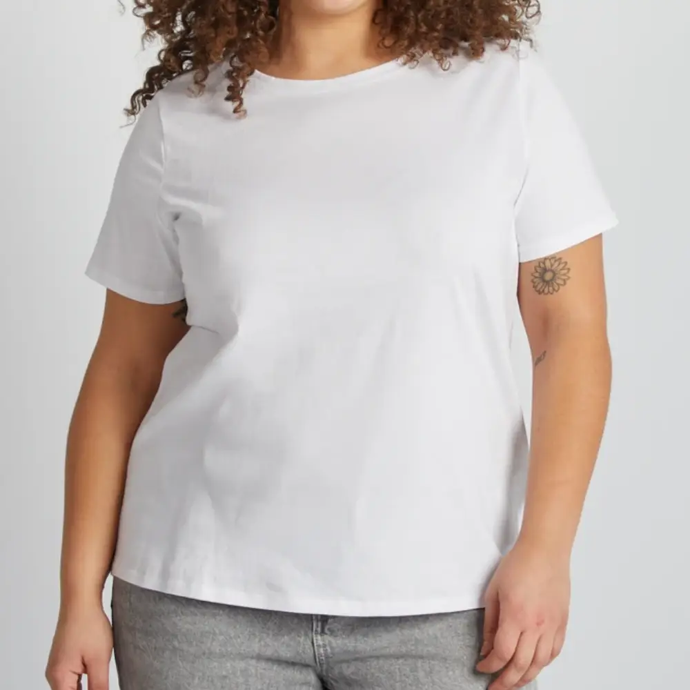 T-shirt Femme Grande Taille Blanc