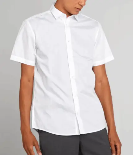 Chemise Droite à Manches Courtes