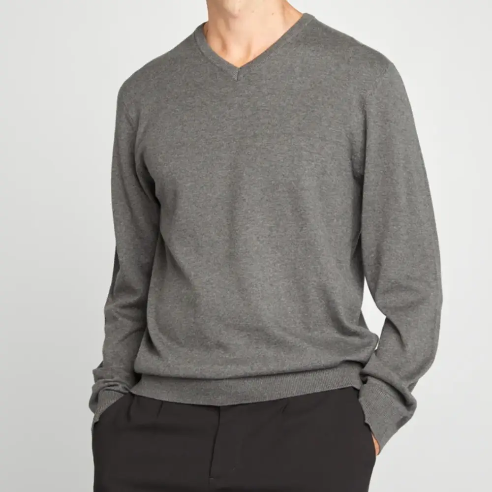 Pull Basic Gris Col V