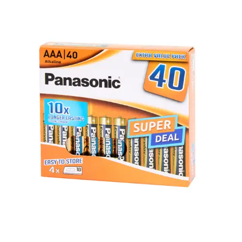 40 Piles AAA Panasonic