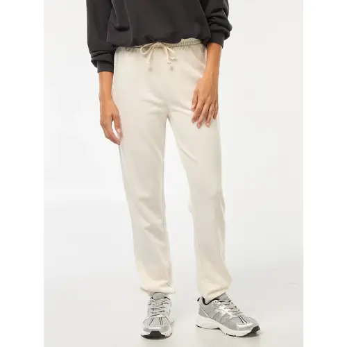 Jogging Molleton Femme Beige