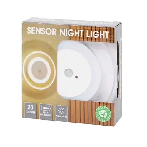 Veilleuse detecteur de mouvements rechargeable