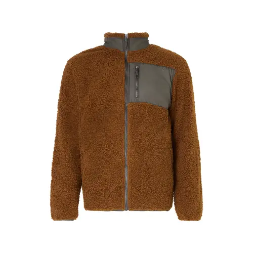 Veste Polaire TEDDY Marron Homme