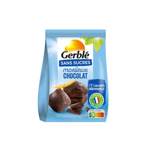 Moelleux chocolat sans sucres gerblé