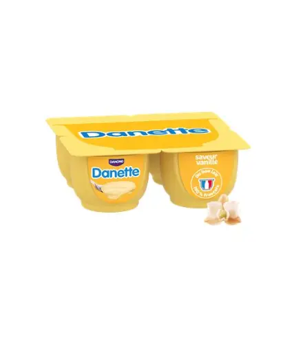Crème dessert Danette Vanille - 4 pots
