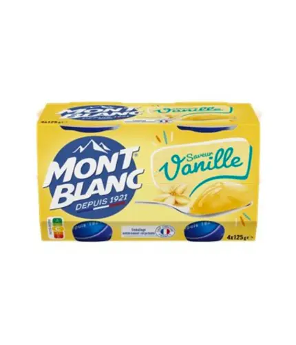 Crème Dessert Mont Blanc Vanille