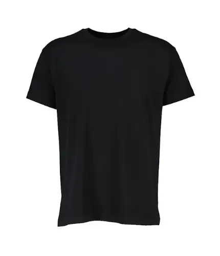 T-shirt uni coton Noir - homme