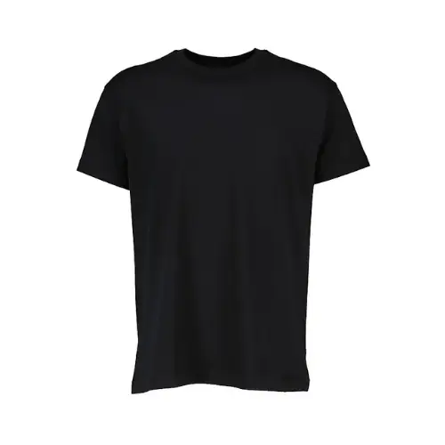 T-shirt homme col rond noir